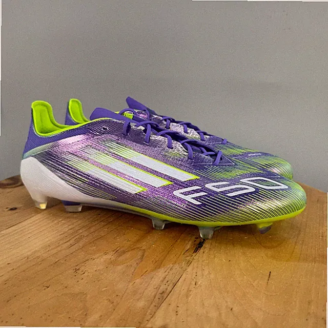 Adidas F50 Elite FG Mens Size 12.5 Purple Silver Soccer Cleats Radiant Blaze NEW