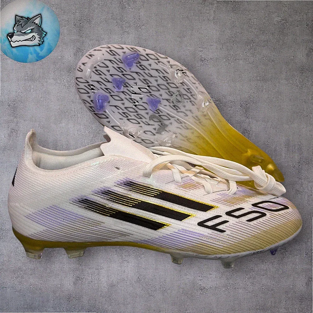 Adidas F50 Elite FG Road to Glory Soccer Cleats White Gold Youth Size 6 JH7713