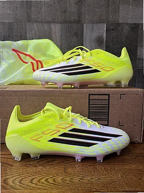 Adidas F50 Elite FG Soccer Cleats Born For Goals Pack Size 7.5 Men's NEW W/bag