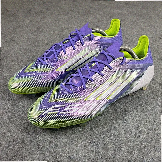 Adidas F50 Elite FG Soccer Cleats Purple Lime Green Mens 9.5 JH7615 New No Box