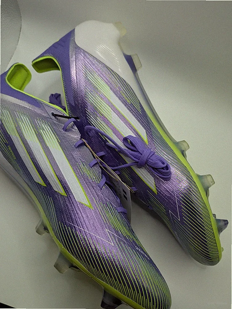 ADIDAS F50 ELITE FIRM GROUND FG SOCCER CLEATS JH7615 Purple NEW 12W UK 11.5
