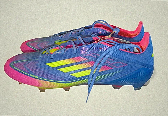 Adidas F50 Elite Firm Ground Soccer Cleat Boot Blue Pink IE1201 Men's SZ 12.5