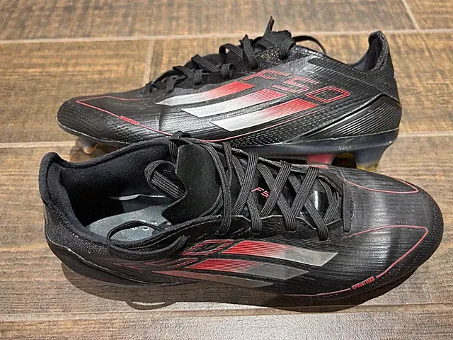 Adidas F50 Elite High End Soccer Futbol Cleats, Black & Red, Clean! Sz 7M , 8.5W