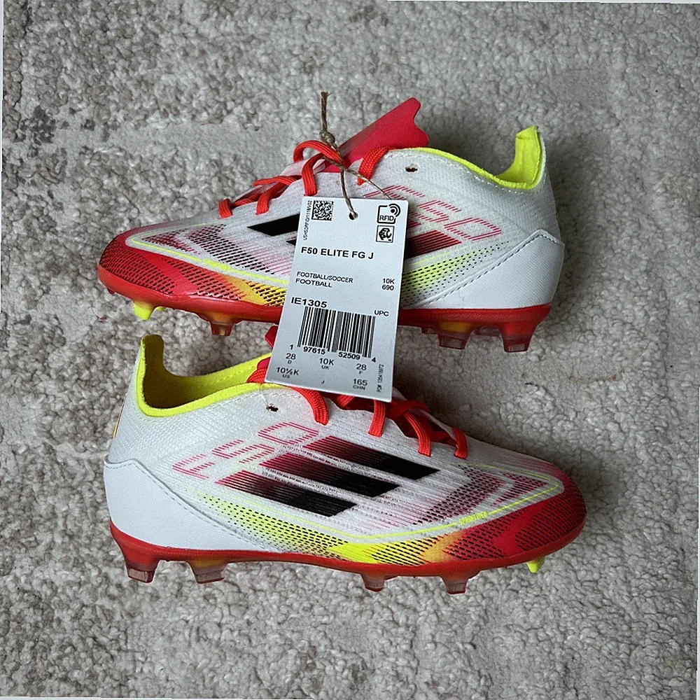 adidas F50 Elite K Soccer Cleats Pure Victory Pack IE1305 Kids Size 10.5