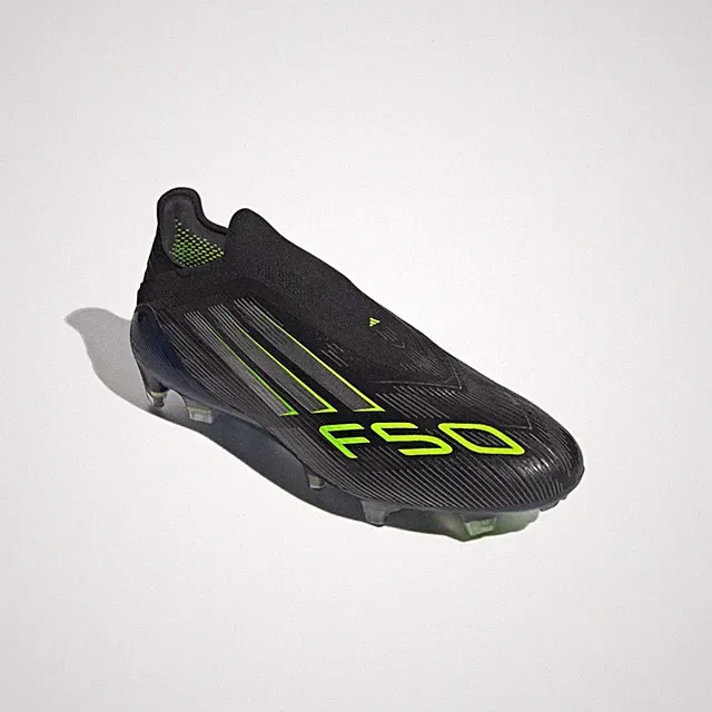 Adidas F50 Elite Laceless FG Soccer Cleats Boots JH7629 Black Green Mens Size 11