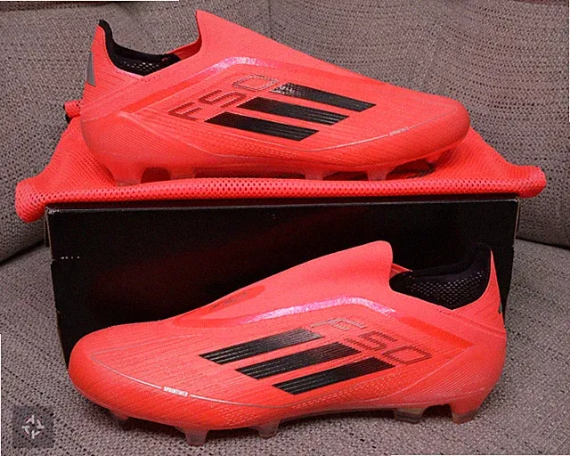 Adidas F50 Elite Laceless FG Vivid Horizon Cleats Men's Size 11-13.5 (IE3185)