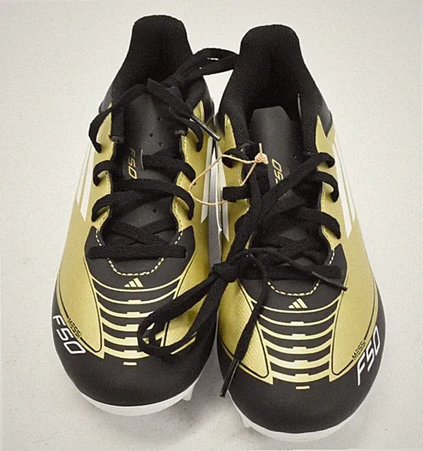 Adidas F50 Elite Messi FG Firm Ground Soccer Cleats Gold Black Mens 6.5 W8