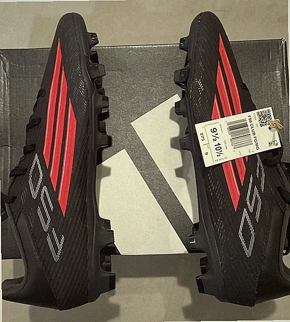 Adidas F50 Elite Messi FG Soccer Cleats Black Red New With Box Men's Size 9.5