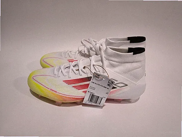 adidas F50 Elite Mid FG Womens Soccer Cleats Pure Victory Pack IE1457 SZ 6, 8