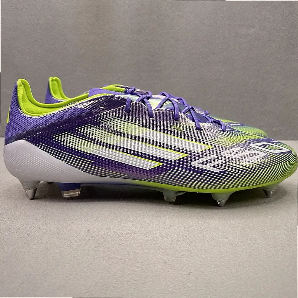 adidas F50 Elite SG Mens Size 12.5 Soccer Cleats Purple Radiant Blaze Pack NEW