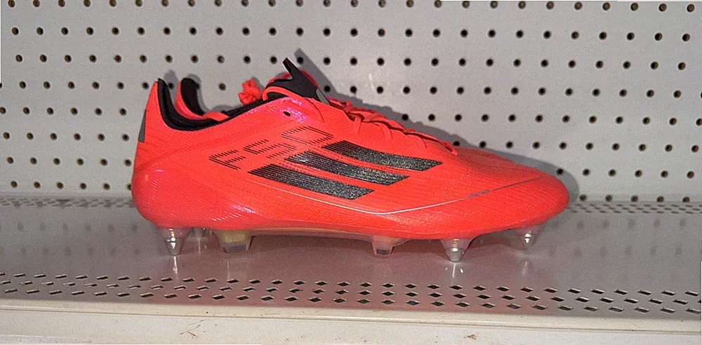 Adidas F50 Elite SG Soccer Cleats Mens Size 5.5 Womens 6.5 Red Black Gray IF1296