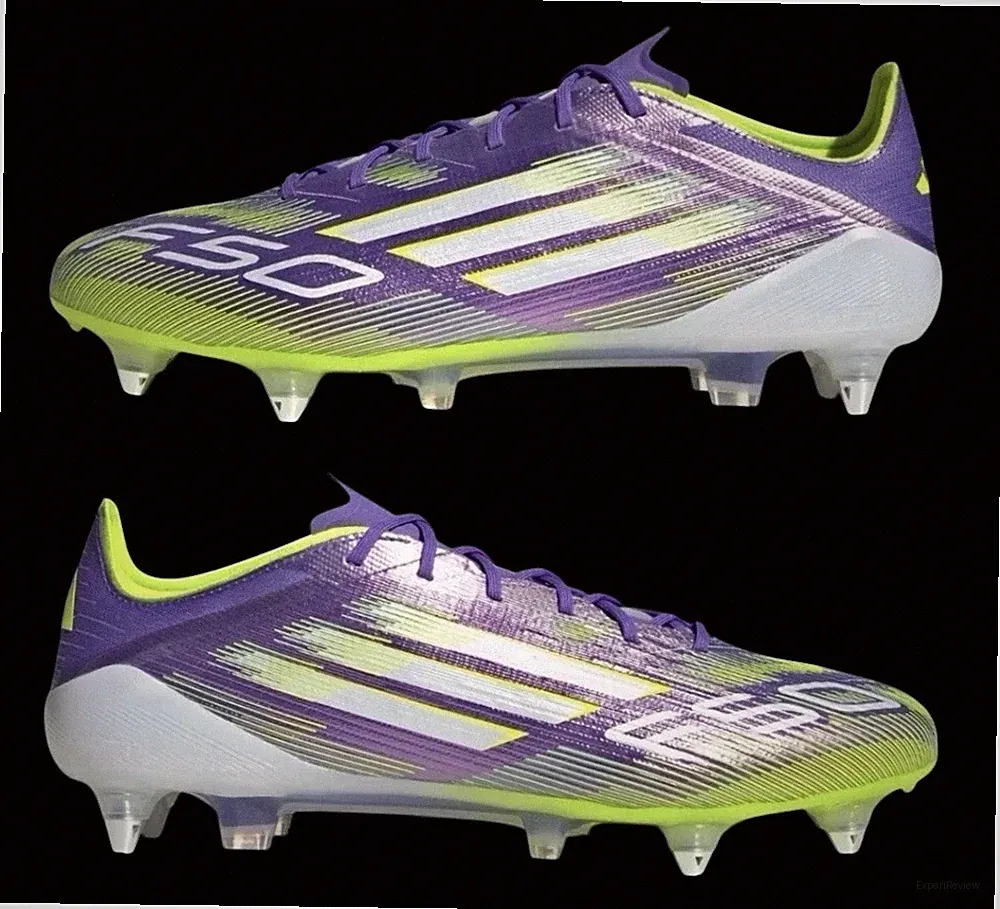adidas F50 ELITE SG Soccer Cleats Purple Green JH7633 Mens Size 13.5