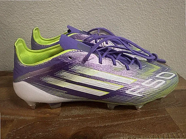 adidas F50 ELITE SG Soccer Cleats Purple Green JH7633 Mens Size 8.5 New