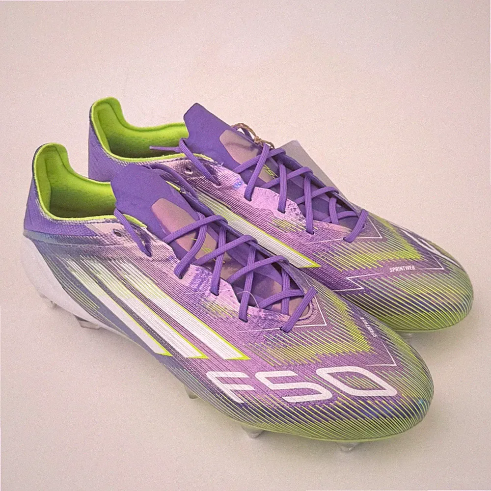Adidas F50 ELITE SG Soft Ground Soccer Cleats Purple Green JH7633 Mens