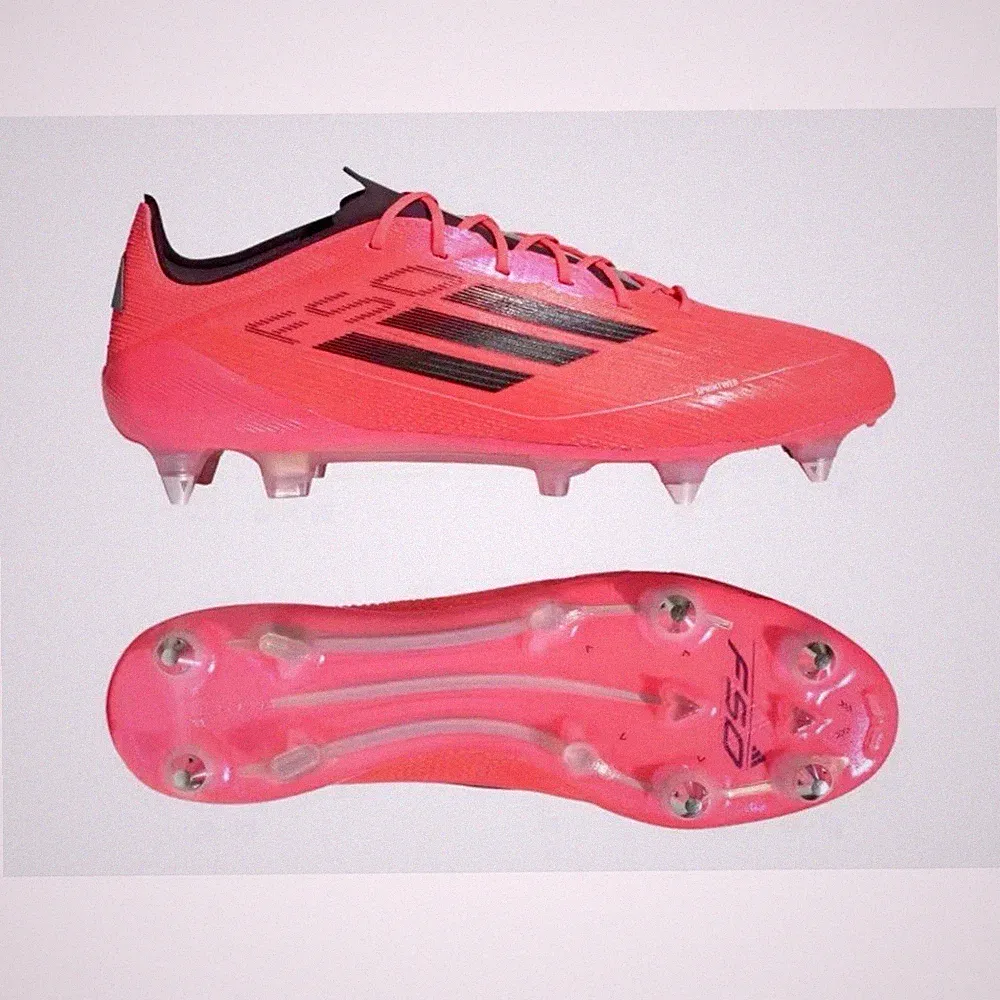 Adidas F50 Elite SG Soft Ground Vivid Horizon Pack Pink Cleats Men's Size 13.5