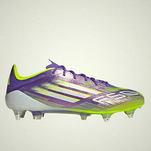 adidas F50 Elite Soft Ground Soccer Cleats Mens Purple Sneakers Athletic Shoes J