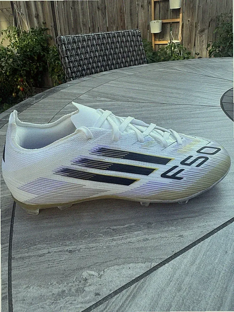 Adidas F50 FG Elite Soccer Cleats White JH7713 Youth Size 4/Women’s Size 5
