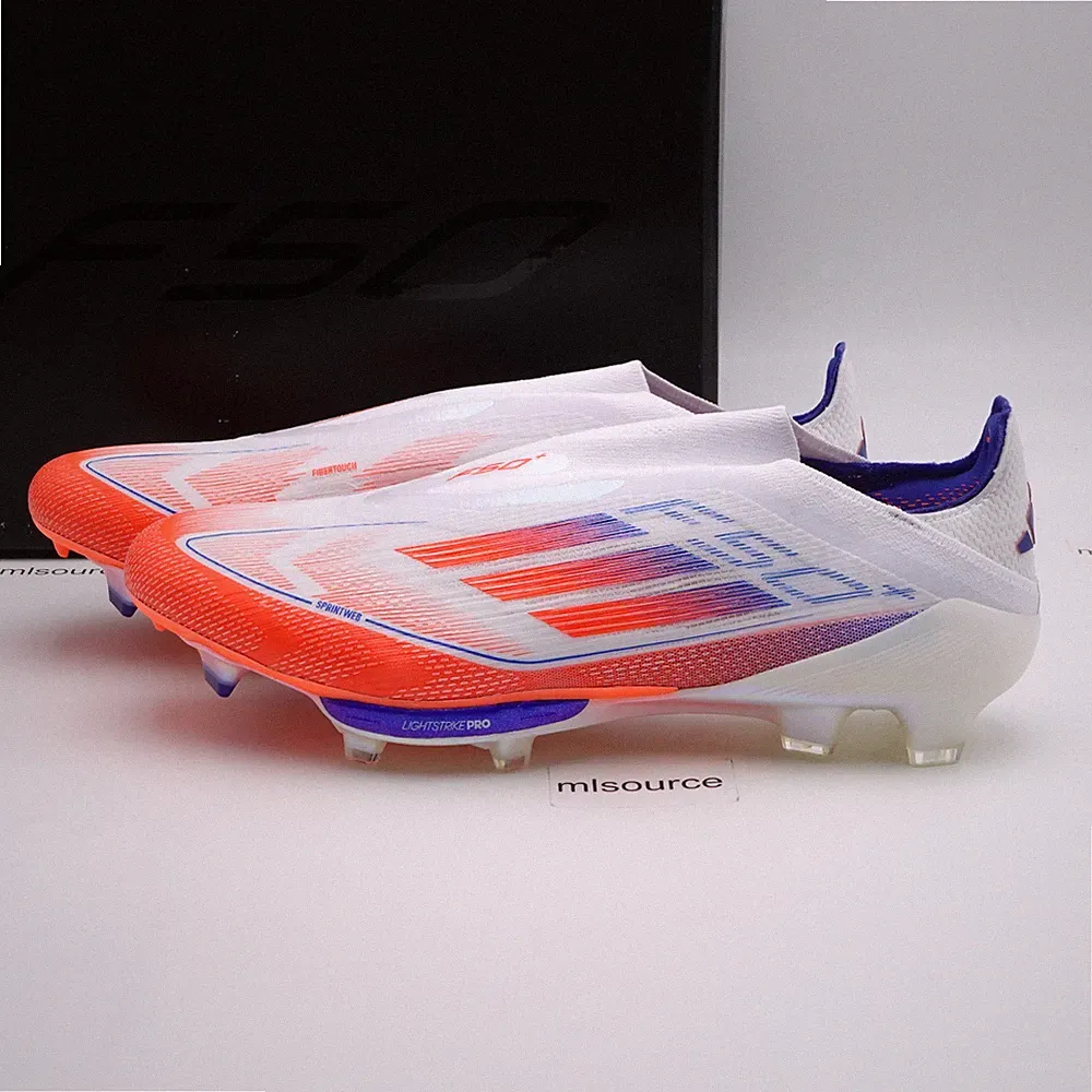 adidas F50+ FG Firm Ground Plus Laceless Soccer Cleats Boots Men's IF1276