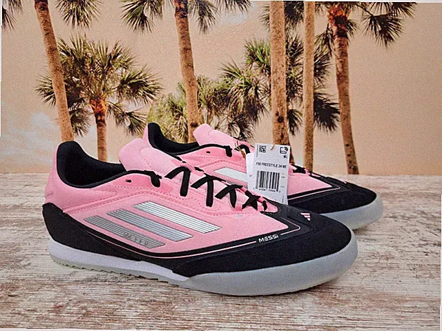 Adidas F50 Freestyle 24 Messi Indoor Soccer Cleats Miami Men's Size 10.5 NEW