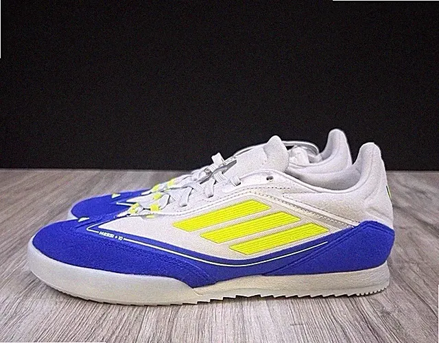 adidas F50 Freestyle Messi Silver Yellow Blur JH8830 Mens Size 8 Womens 9 NEW