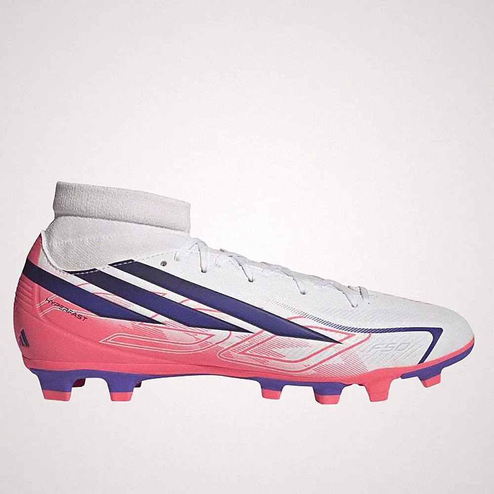 adidas F50 Hyperfast Club Mid Firm Ground Multi Ground Soccer Cleats Unisex Siz