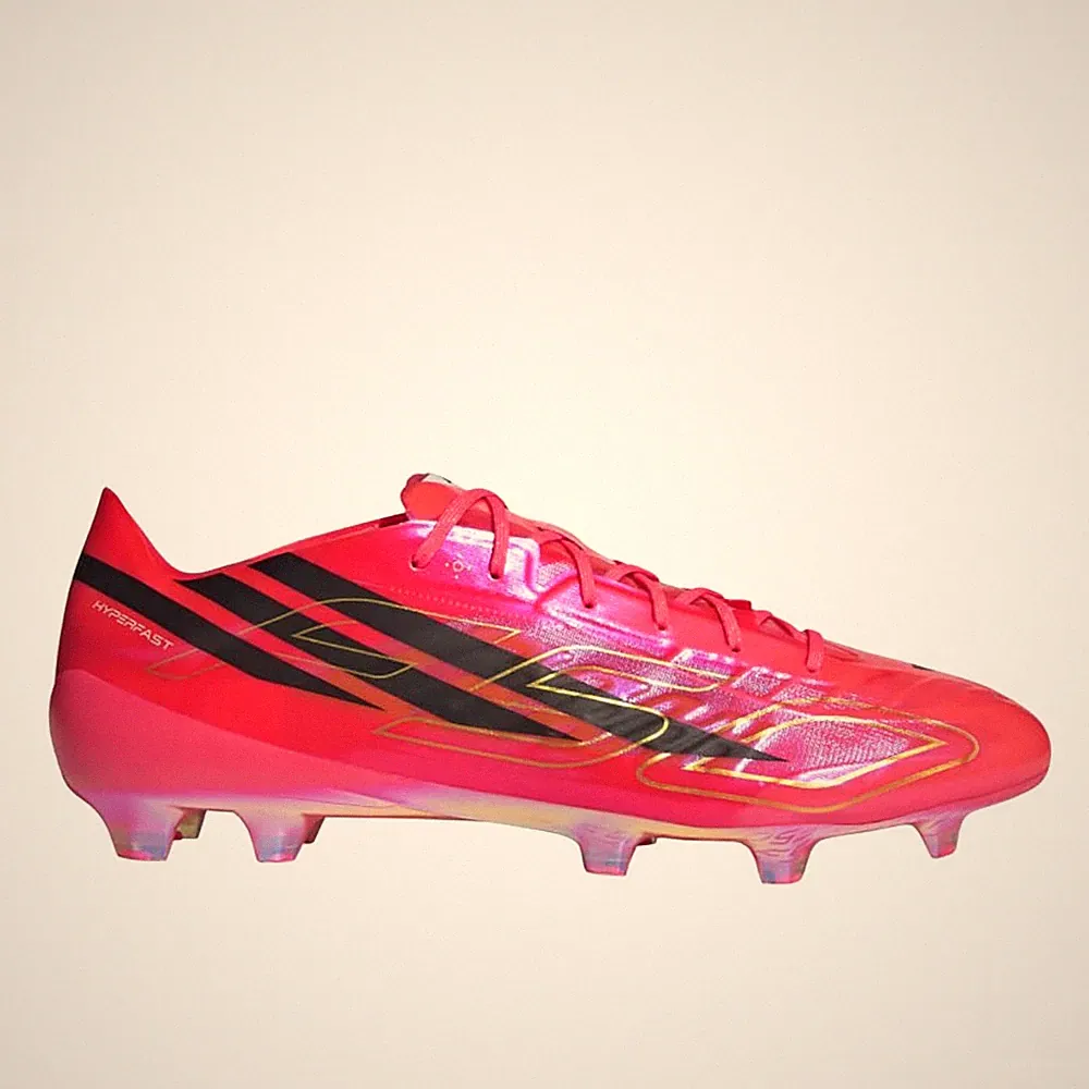 adidas F50 Hyperfast Evo Firm Ground Soccer Cleats Unisex Pink Sneakers Athletic