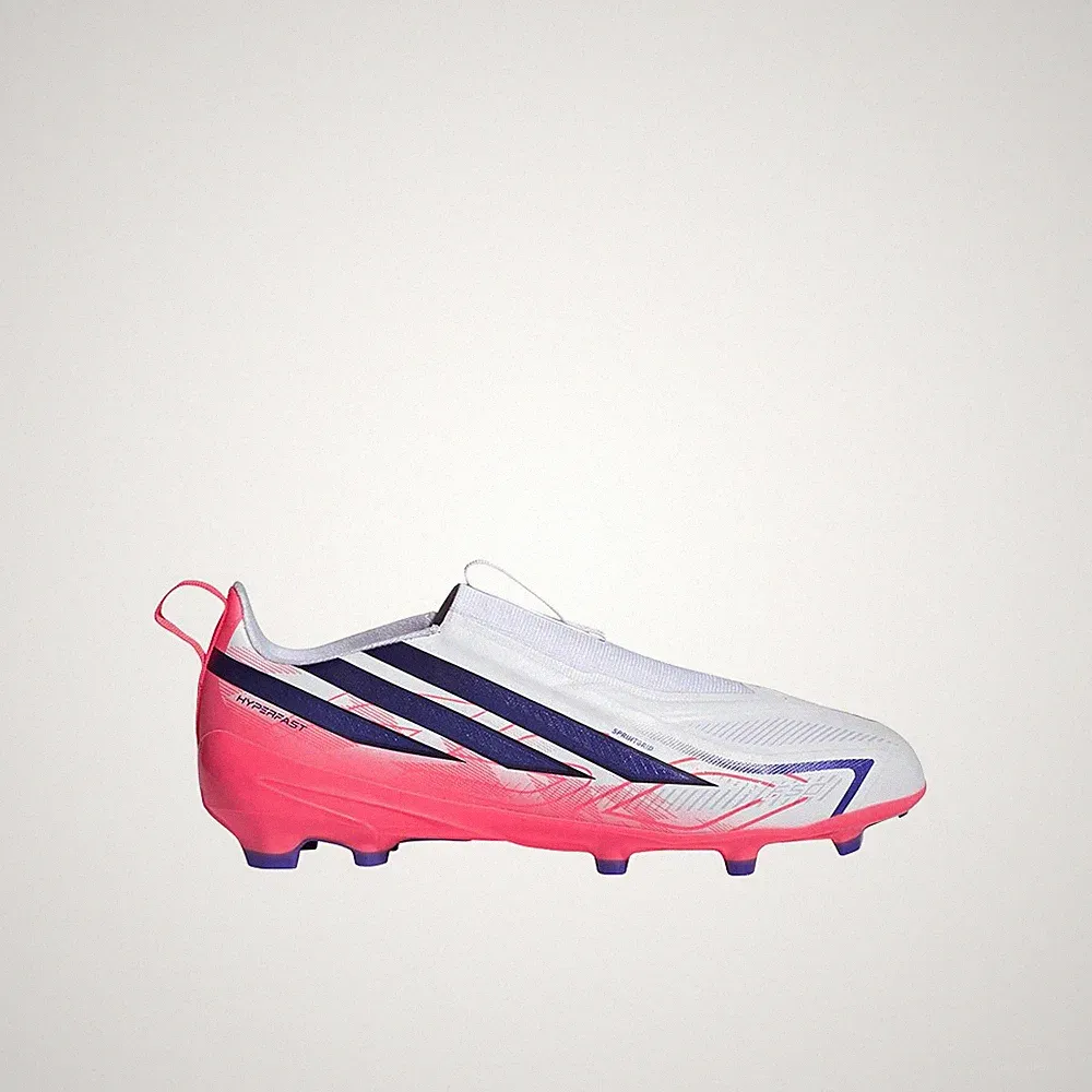 adidas F50 Hyperfast League Laceless Firm Ground Soccer Cleats Unisex White Snea
