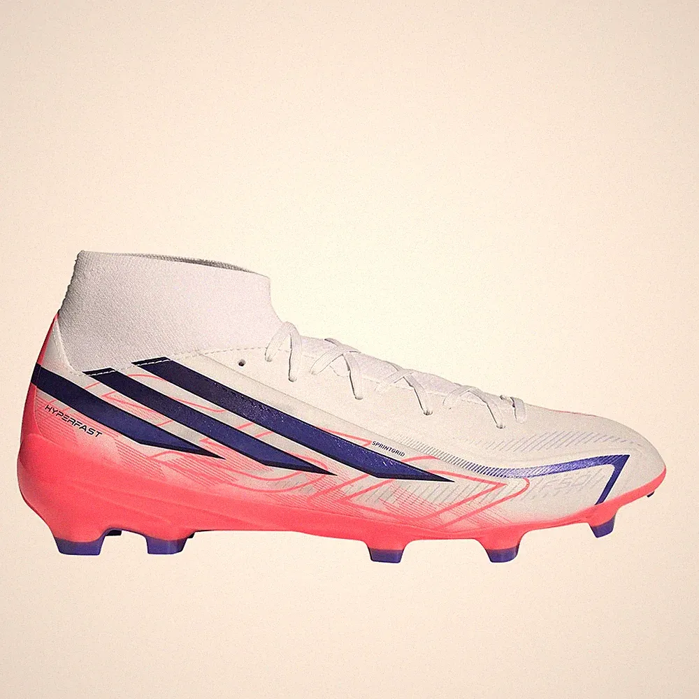 adidas F50 Hyperfast League Mid Firm Ground Soccer Cleats IH7090 Men's Size 14
