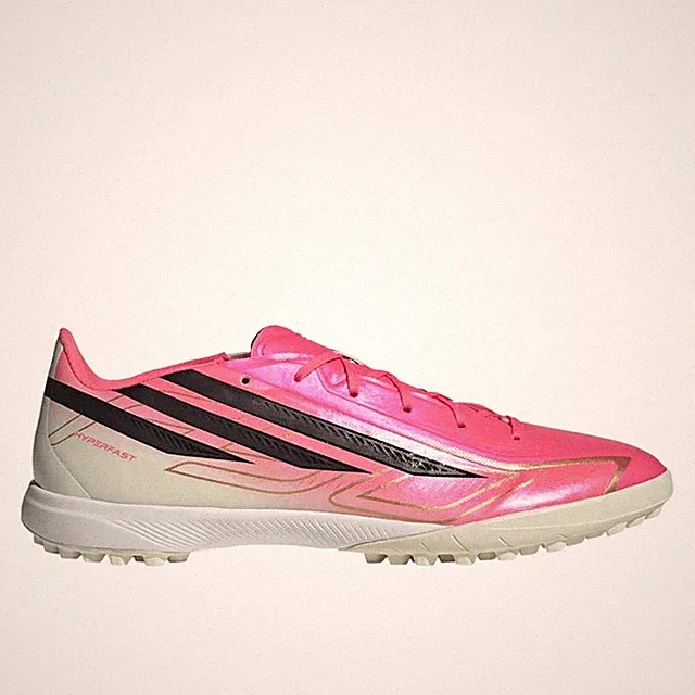 adidas F50 Hyperfast League Turf Soccer Cleats Unisex Pink Sneakers Athletic Sho