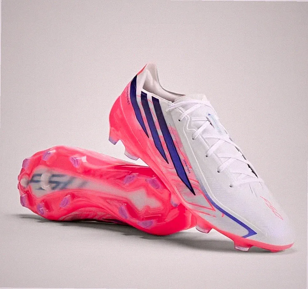 Adidas F50 HYPERFAST PRO F Soccer Cleats White Pink Purple