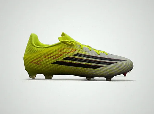 adidas F50 League FG/MG Men's Size 11.5 Yellow Black Red Soccer Cleats JR8995