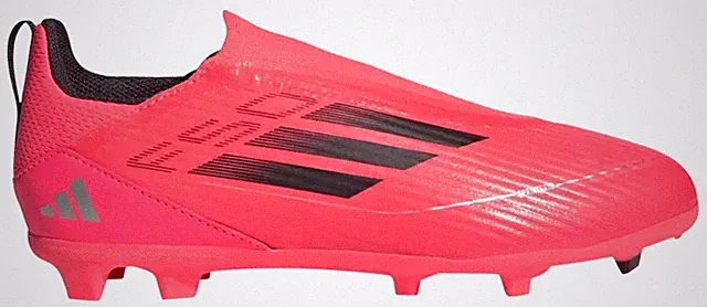 adidas F50 League LL FG/MG Youth Size 1.5 Soccer Cleats Red/Black IF1363 NEW