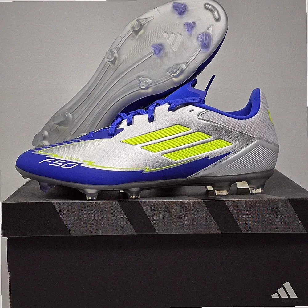 Adidas F50 League Messi Firm Ground Soccer Cleats Grey IG0918 Mens Size 11 New