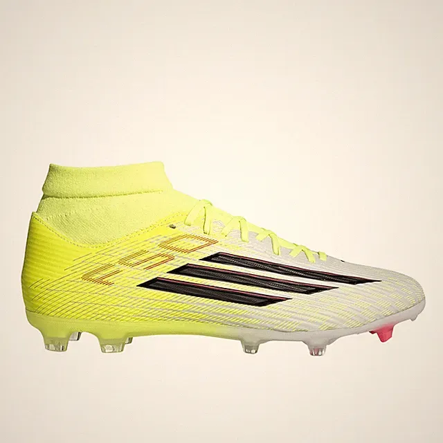 adidas F50 League Mid Cut Firm GroundMulti Ground Soccer Cleats Mens Yellow Snea