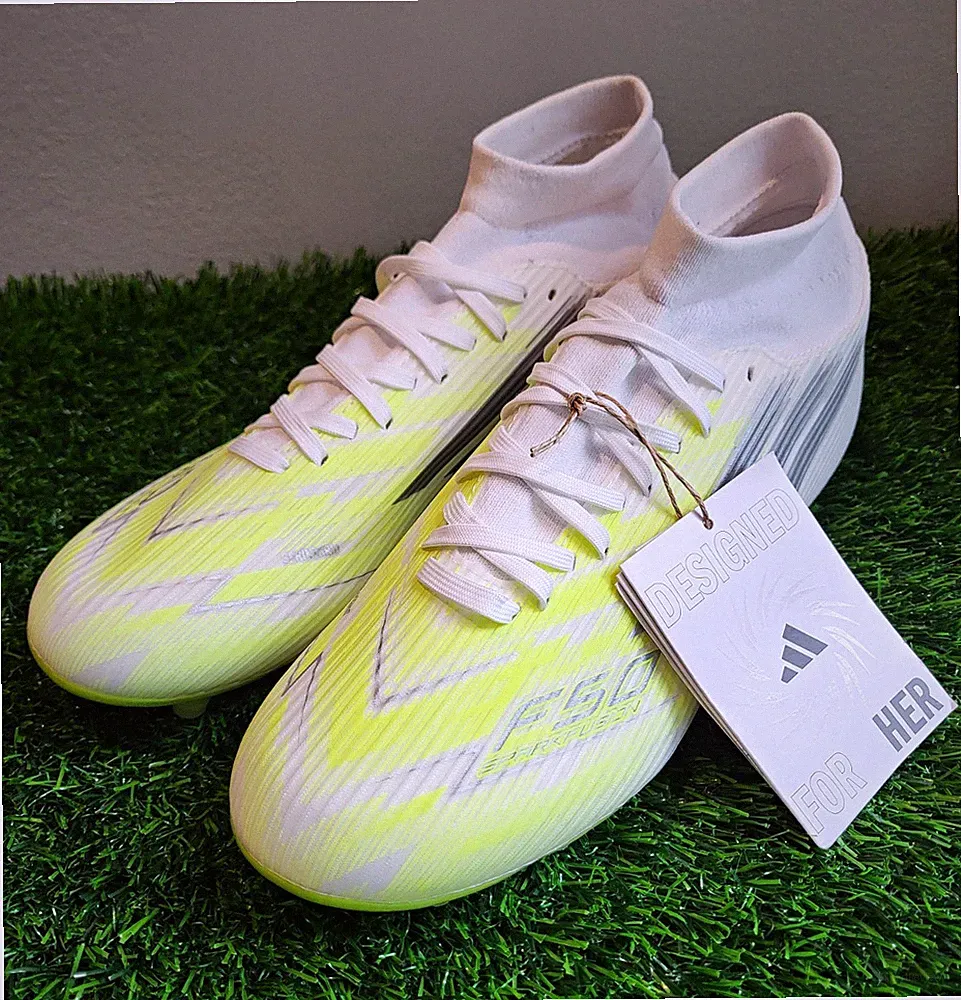 adidas F50 League Mid FG AG Sparkfusion Soccer Cleats - US Women's Size 9 JP8350