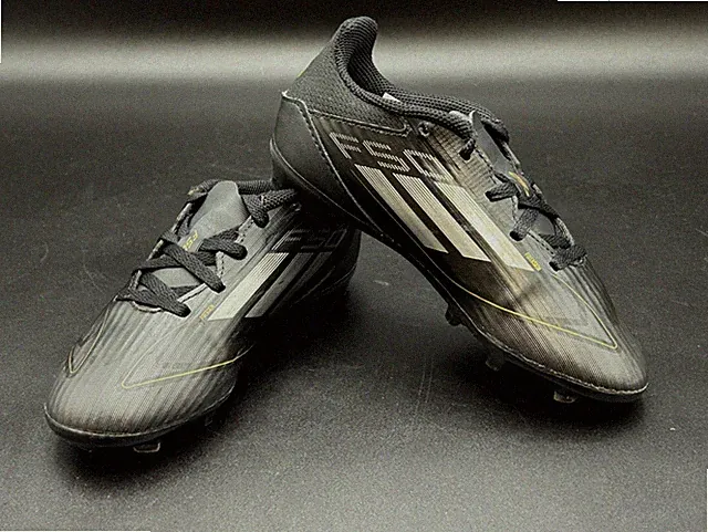 Adidas F50 League Multi-Ground Soccer Cleats Black Kids Unisex Size 1 IF1364