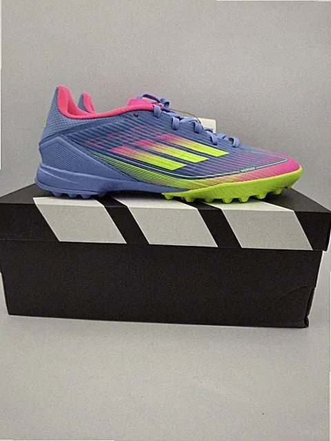 Adidas F50 League TF Men's Turf Soccer Shoes Rainbow IE1230 Size 7