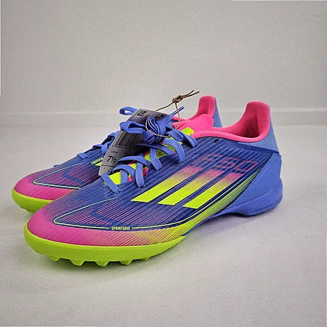 Adidas F50 League TF Turf Pink Multi Men's Size 7.5 Soccer Shoes IE1230 New