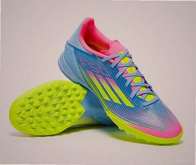 Adidas F50 League TF Turf Pink Multi Men's Size 9.5 Soccer Shoes IE1230 New