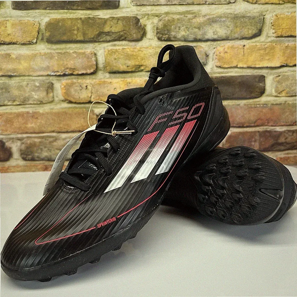 Adidas F50 League Turf Soccer Cleats Mens Black Shoes IE1232 Sz 8, 8.5, 9