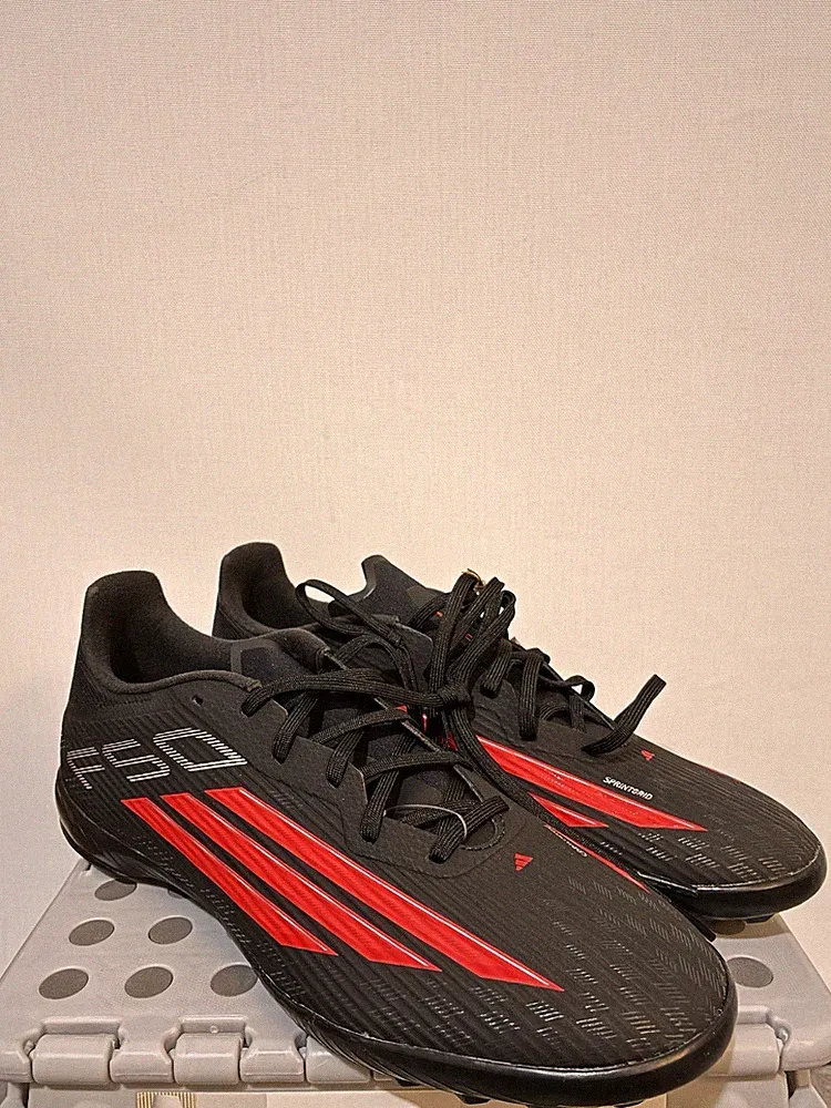 adidas F50 League Turf Soccer Cleats Mens Black Sneakers Athletic Shoes JR8977
