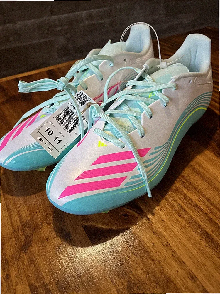 Adidas F50 Messi Club Firm Ground/Multi Ground Soccer Cleats Men’s SIZE 10