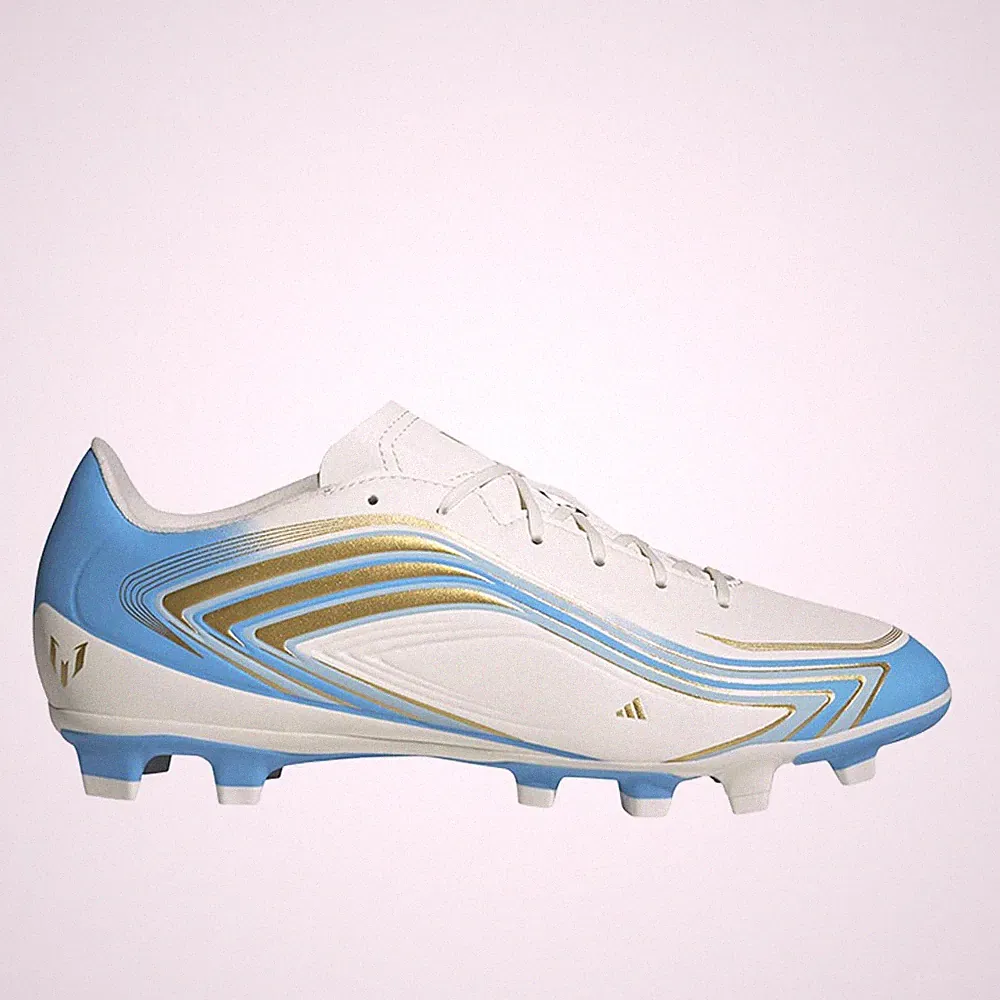 adidas F50 Messi Club Firm Ground Multi Ground Soccer Cleats Unisex Beige Sneak