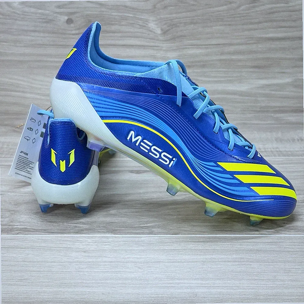 Adidas F50 Messi Elite FG Men’s 7 / Women 8 New Soccer Cleats Blue New JP7435