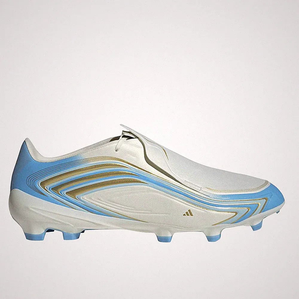 adidas F50 Messi League Firm Ground Soccer Cleats Unisex Beige Sneakers Athletic