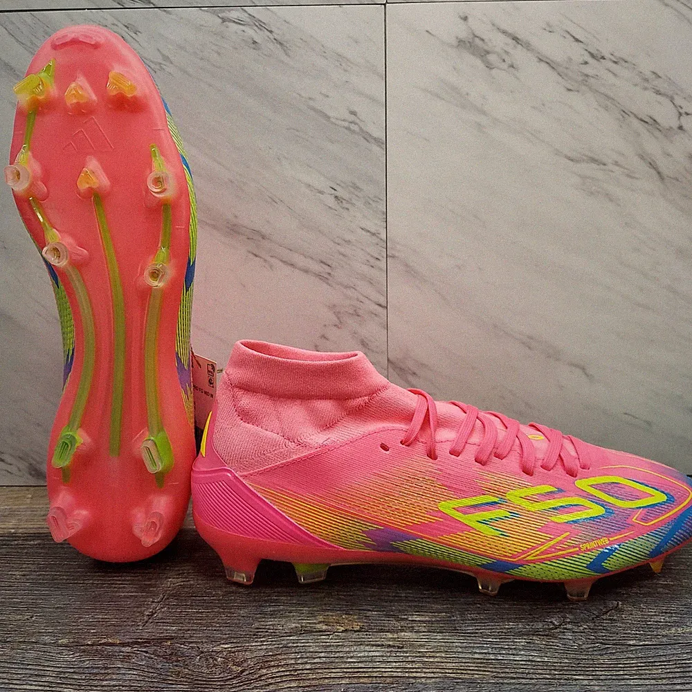 Adidas F50 Pro FG Firm Ground Pink Soccer Cleats Womens 10 Mens 9 IE1461 Victory