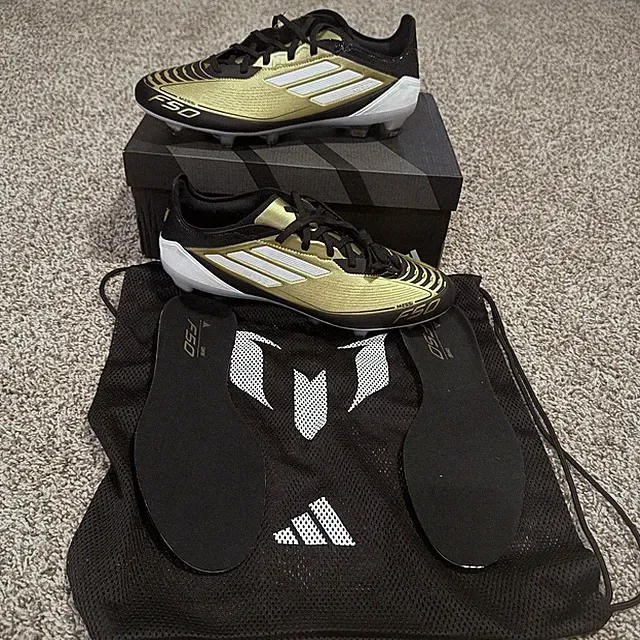 Adidas F50 Pro FG JI2502 'Messi' Soccer Cleats Men's Size 10.5