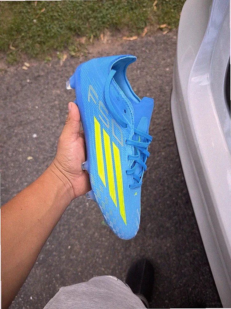 adidas F50 Pro FG Soccer Cleats Blue Size 7.5 Men
