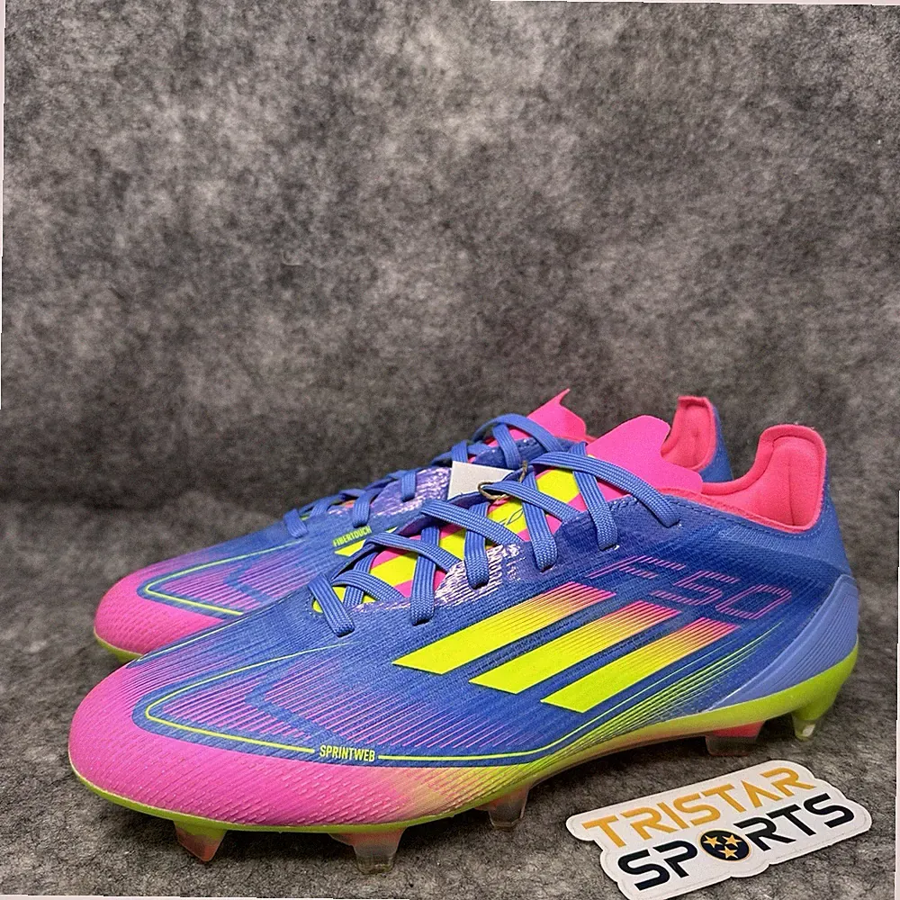 Adidas F50 Pro FG Soccer Cleats Mens Size 11 Blue Pink Celestial Victory IE1285