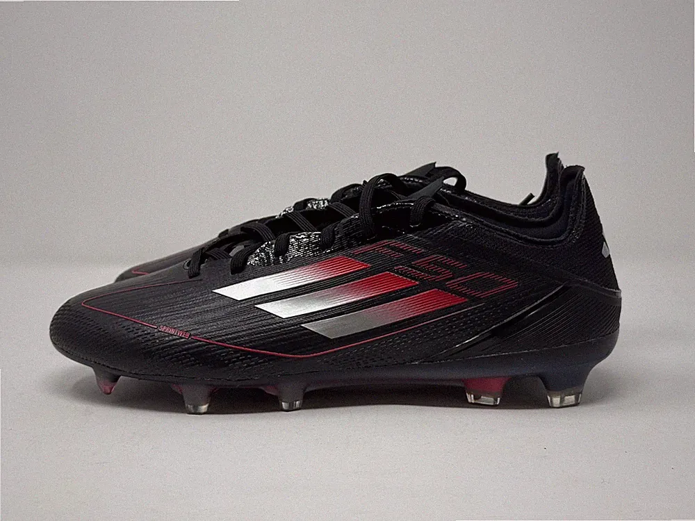 adidas F50 Pro Firm Ground Soccer Cleats Mens Black Sneakers Athletic Shoes IE12